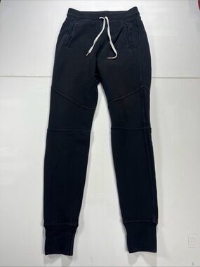 John Elliott Escobar Joggers Tapered Moto Sweatpants Black Men's Sz 2 Medium